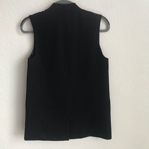J Brand Poitier Black Tuxedo Vest - Picture 4 of 5